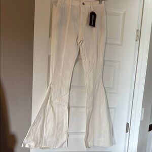 White Flare & Wide Leg Jeans